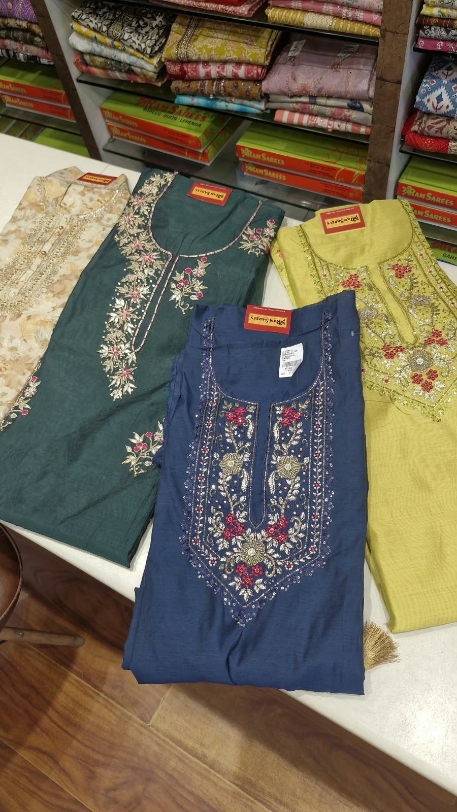 Embroidered ladies suits